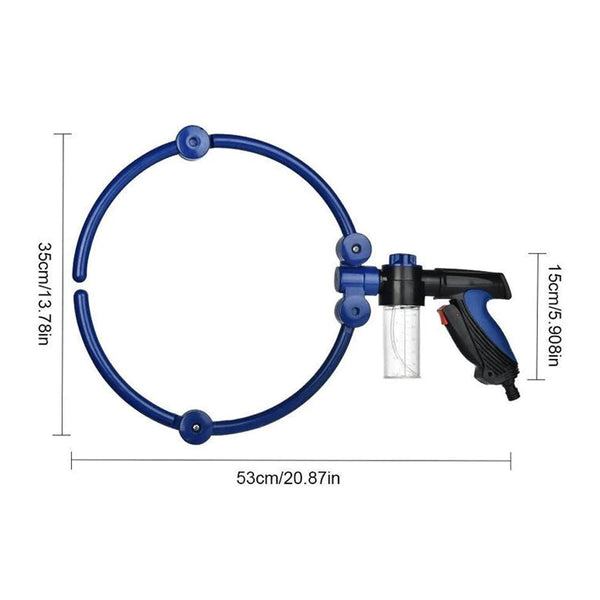 360 Degree Dog Shower Attachment - Size Chart