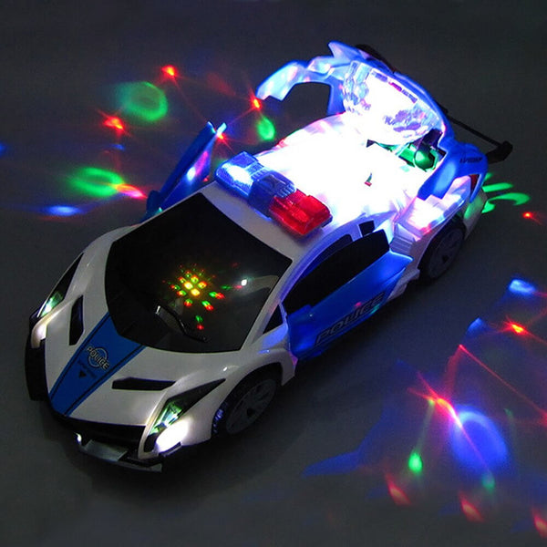 Jouet de voiture de police lumineux rotatif à 360°. Achetez des voitures jouets sur Mounteen. Expédition mondiale disponible.
