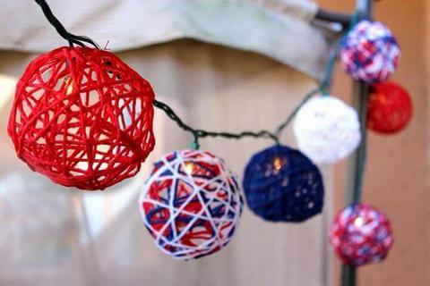 4th of July LED string lights