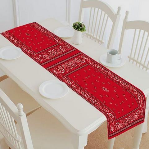 Chemin de table bandana du 4 juillet