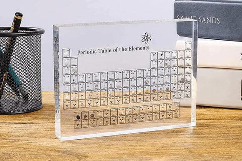 Tableau périodique acrylique pour les éléments
