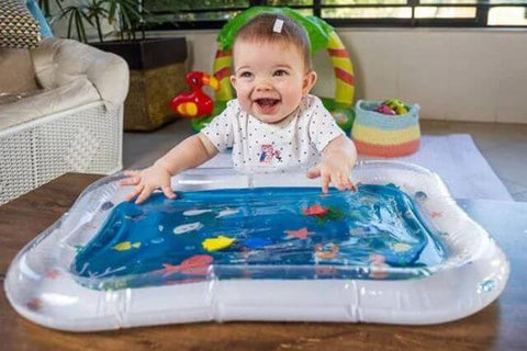 Jouet gonflable de tapis d'eau d'aquarium de bébé