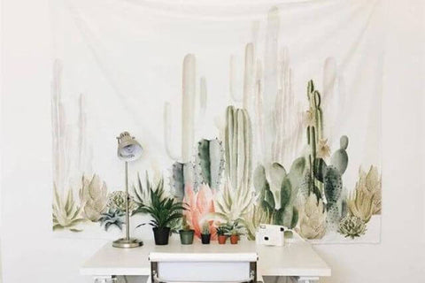 Boho Cacti Tapestry