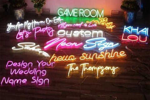 DIY flexible mehrfarbige Neondraht-LED-Lichter