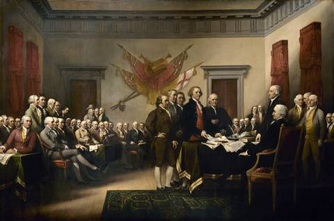 John Trumbulls Unabhängigkeitserklärung