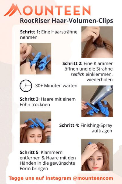 So verwenden Sie Instant Hair Volumizing Clips (auch bekannt als Rootrisers)