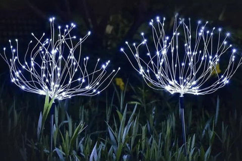 Feuerwerks-Solar-Gartenstecker mit LED-Lichtern