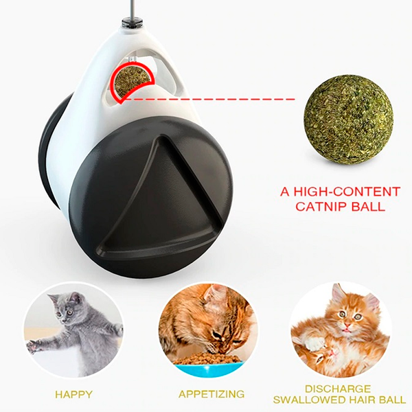 Auto-Balancing Cat Interactive Toy - How to Use