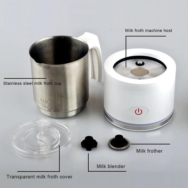 Automatic Milk Frother Jug - Set Contents