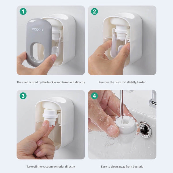 Disassembly and Cleaning of an Automatic Toothpaste Dispenser