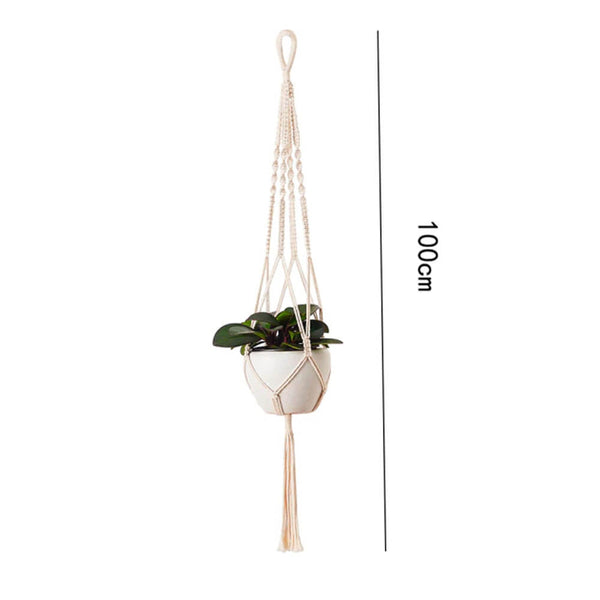 Cintres de plantes en macramé de style Boho. Achetez des pots et des jardinières sur Mounteen. Expédition mondiale disponible.