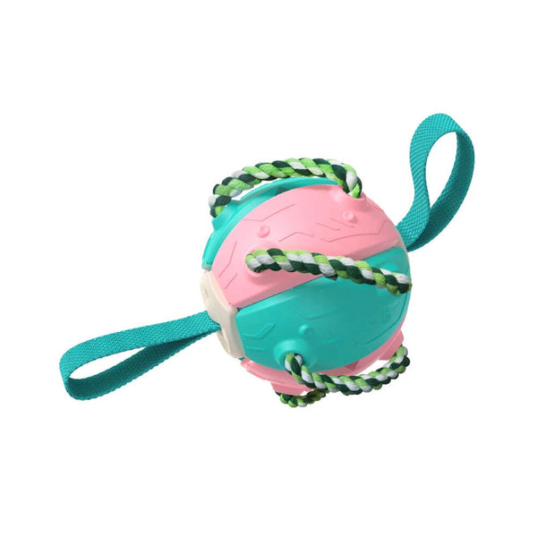 Jouet interactif pour chien avec boule de frisbee rebondissante. Achetez des jouets pour chiens sur Mounteen. Expédition mondiale disponible.