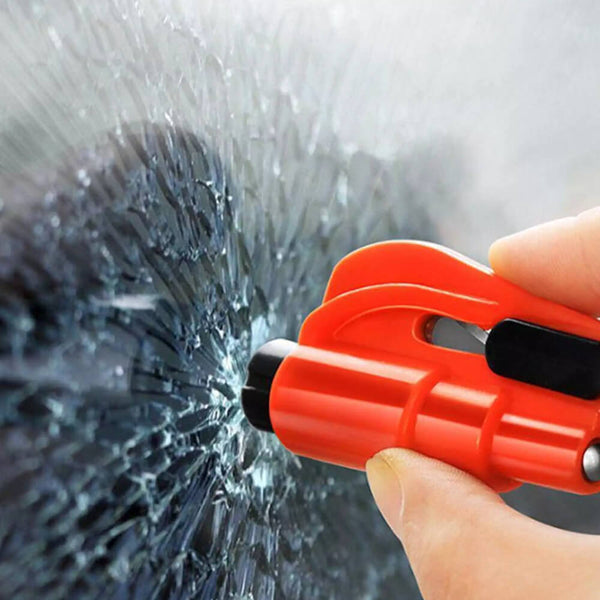 Porte-clés brise-vitre de voiture et coupe-ceinture de sécurité. Achetez la sûreté et la sécurité des véhicules sur Mounteen. Expédition mondiale disponible.
