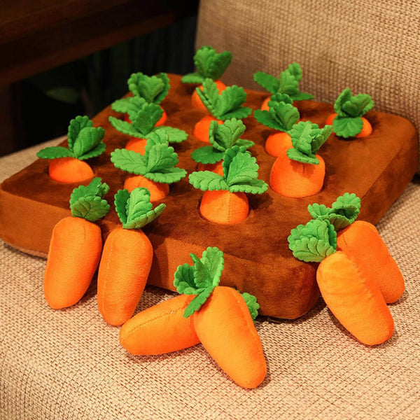 Jouet en peluche de radis à tirer de carotte. Achetez des jouets éducatifs sur Mounteen. Expédition mondiale disponible.