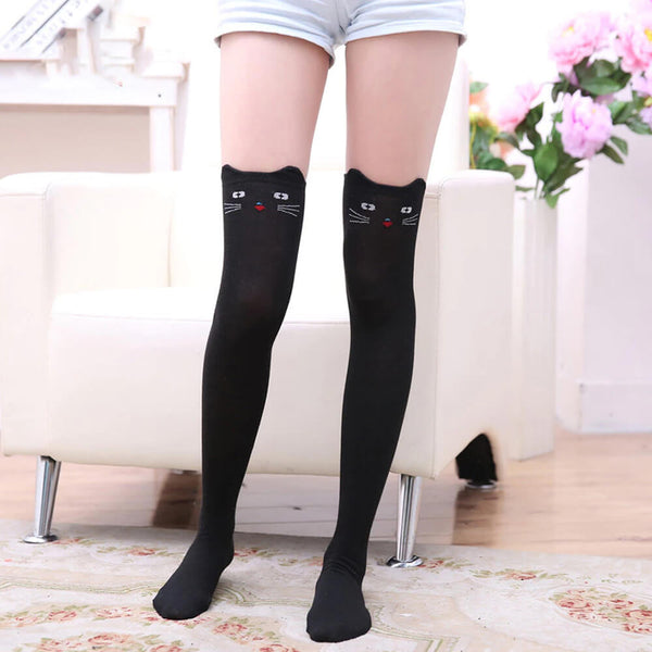 Cute Kitty Cat Thigh Highs - Buy on Mounteen