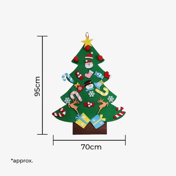 Ensemble de sapin de Noël à faire soi-même pour les tout-petits - Taille