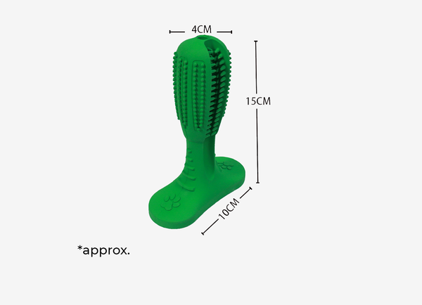 Dog Toothbrush Toy - Size Chart