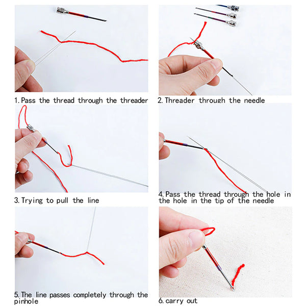 EasyStitch Embroidery Stitching Punch Needles - How to use