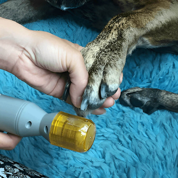 Elektrische Nagelknipser für Haustiere. Kaufen Sie Tierpflegebedarf auf Mounteen. Weltweiter Versand möglich.