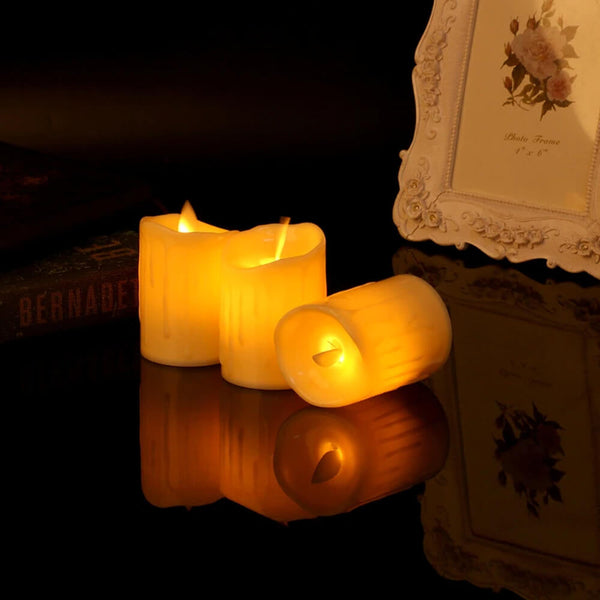 Flammenlose LED-Flackerkerze. Kaufen Sie flammenlose Kerzen auf Mounteen. Weltweiter Versand möglich.