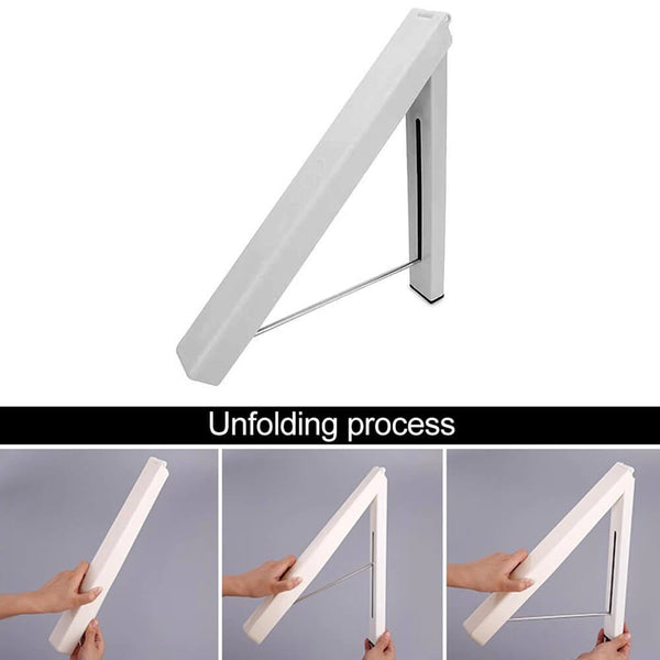 Using your Foldable Wall-Mounted Laundry Hanger