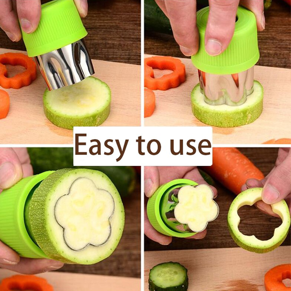 Fruits & Vegetable Shape Cutter Set - How to use
