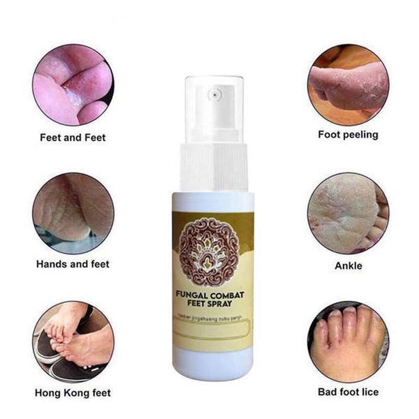 FungalCombat Feet Spray Application