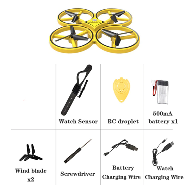 gesture-remote-control-four-axis-smart-drone-Detail