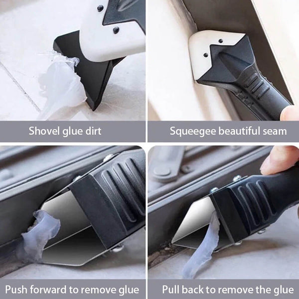 How to use a Glass Glue Angle Scraper