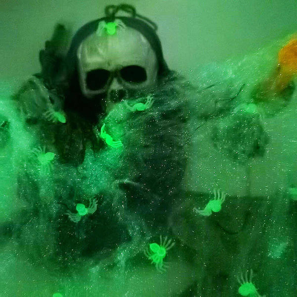 Glow In The Dark Spiders For Halloween Decor. Shop Seasonal & Holiday Decorations on Mounteen. Worldwide shipping available.