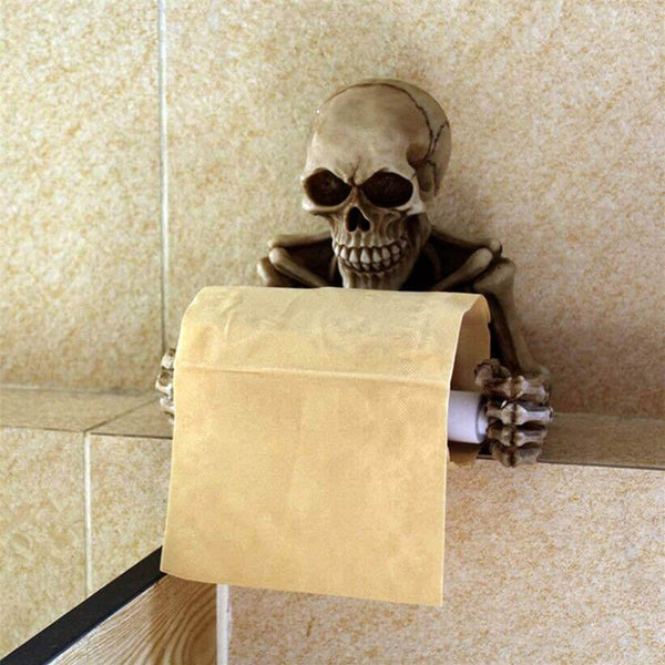 Porte-papier toilette squelette d’Halloween. Achetez des porte-papier hygiénique sur Mounteen. Expédition mondiale disponible.