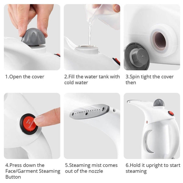 How to use a Handheld Garment Steamer