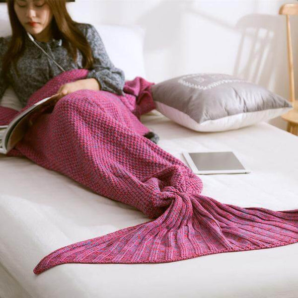 Handmade Mermaid Snuggle Blanket for Kids & Adults. Shop Blankets on Mounteen. Worldwide shipping available.