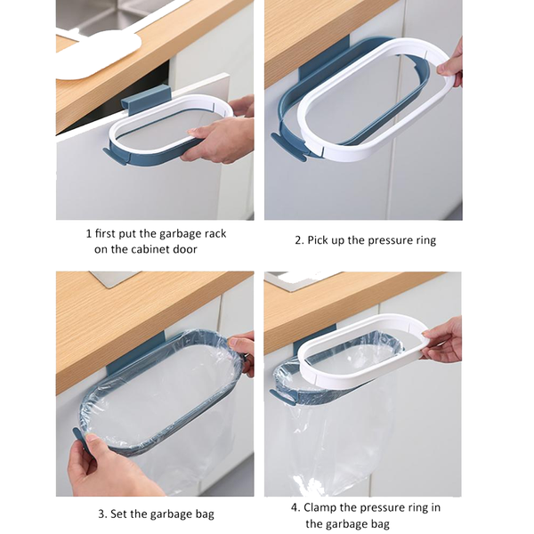 Hanging Trash Bag Holder - How to use