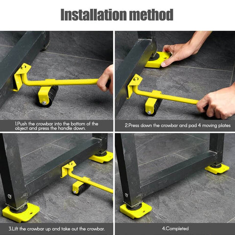 Heavy Furniture Lifter Pro With Mover Pads - Mounteen