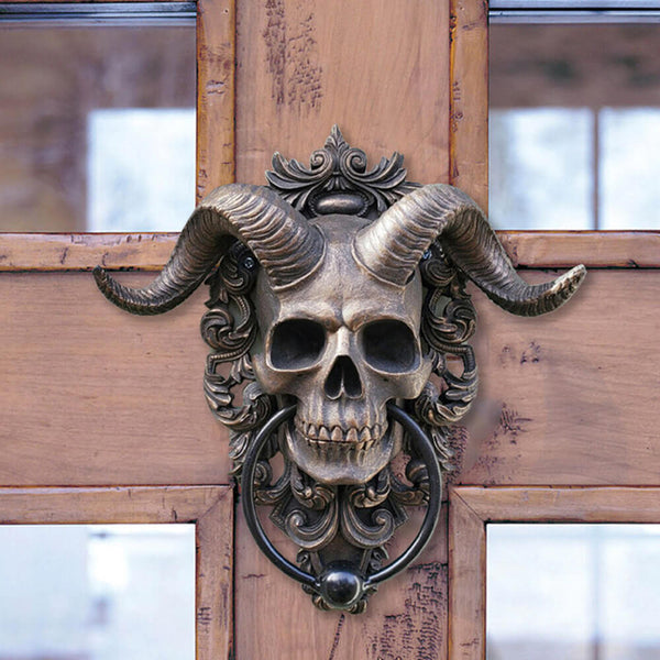 Horned Skull Door Knocker. Shop Door Knockers on Mounteen. Worldwide shipping available.