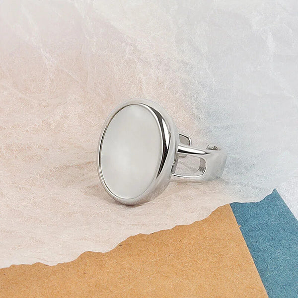 Ring mit Opalimitat aus Silber – Mounteen