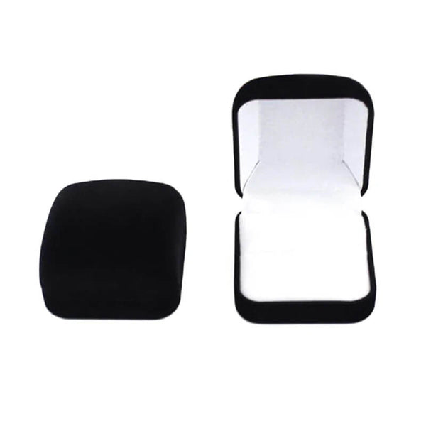 Jewelry Box for Earrings, Rings, Necklaces, Pendants in Black & White - Mounteen