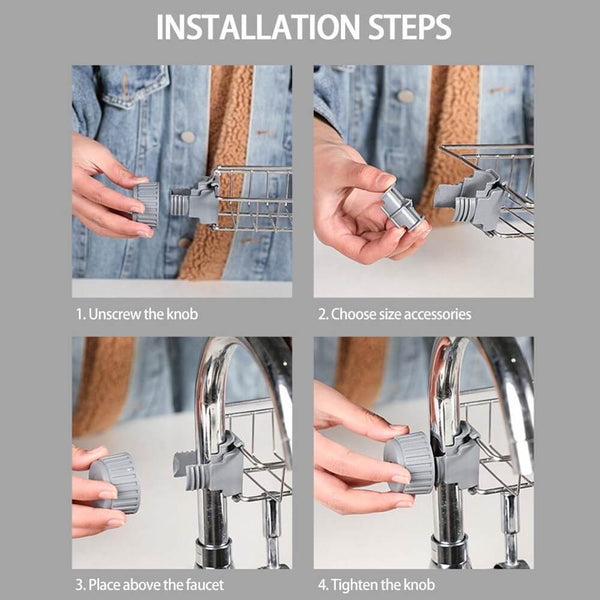 How to install a Kitchen Sink Organizer Rack