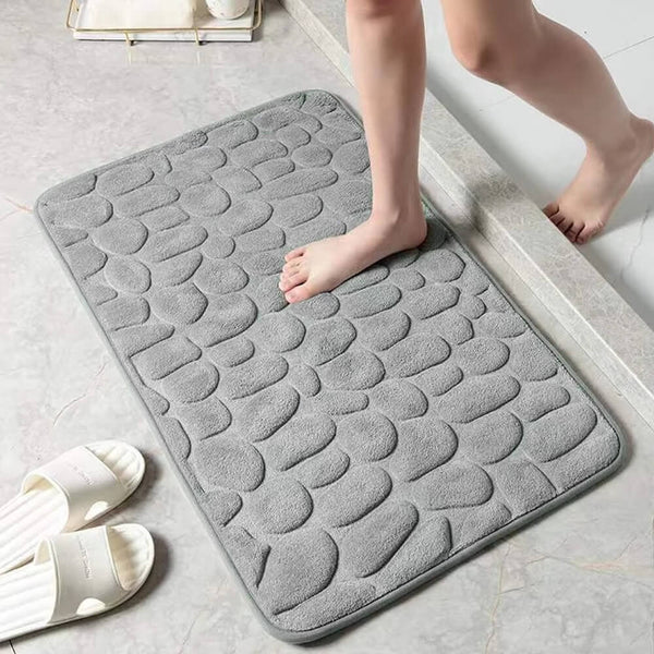 Tapis de sol super absorbant en mousse à mémoire de forme. Achetez des tapis et moquettes de bain sur Mounteen. Expédition mondiale disponible.