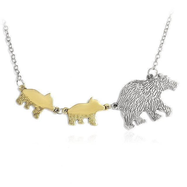 Collier Mère Ours. Achetez des bijoux sur Mounteen. Expédition mondiale disponible.