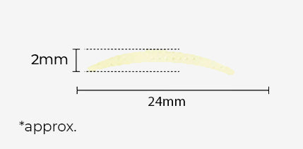 Eyelid Stickers For Hooded Eyes -  Size Chart