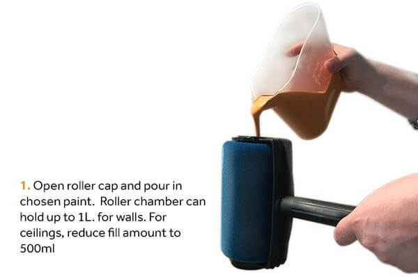 How to use a paint roller