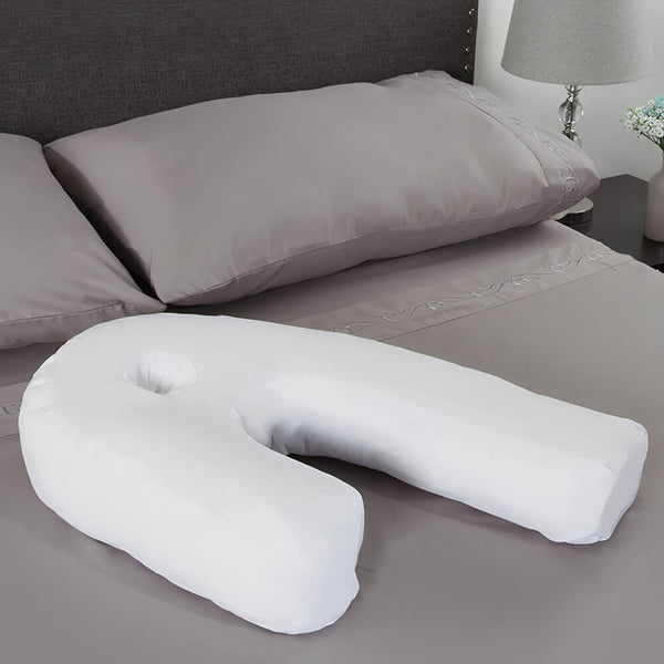 Orthopedic Side Sleeper Pillow With Ear Hole. Shop Pillows on Mounteen. Worldwide shipping available.