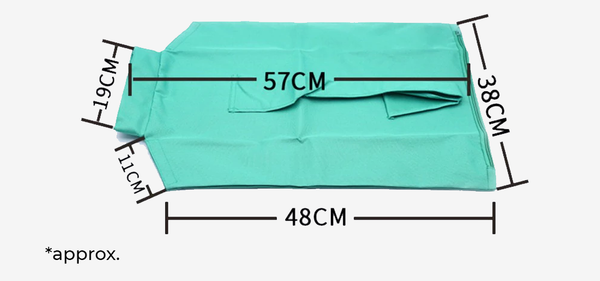 Perfect Cat Carrier Pouch Bag - Size Chart