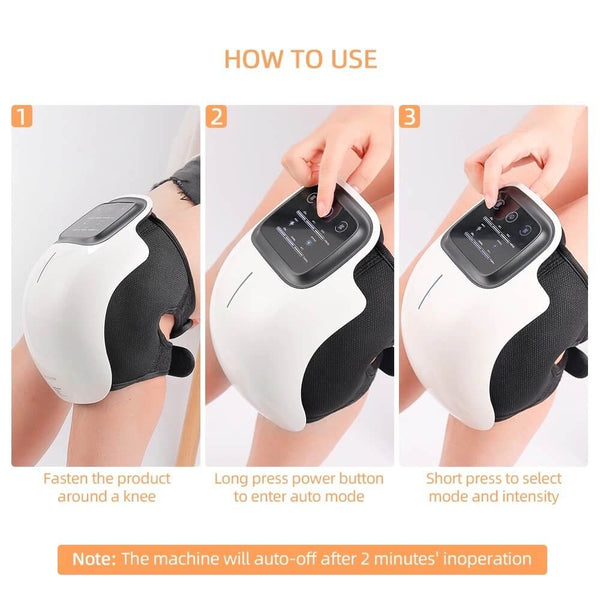 Physiothérapie à domicile - Comment utiliser un masseur de genou avec chaleur