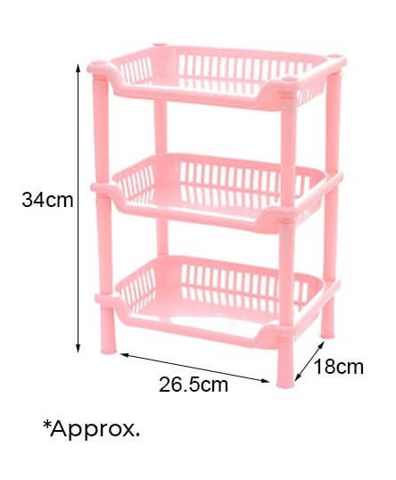 Plastic Kitchen Rack - Dimensions