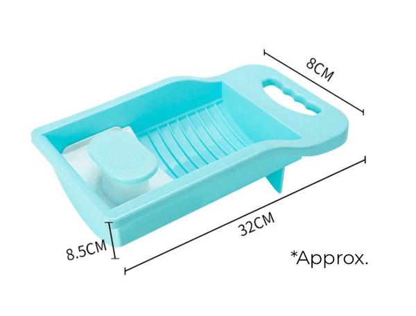 Tragbares Waschbrett für Unterwäsche – Größentabelle
