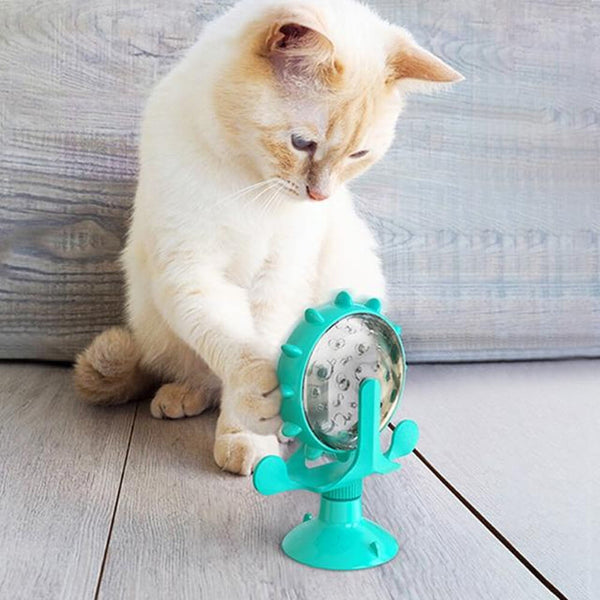 Rotierende Windmühle als Haustierspielzeug. Kaufen Sie Katzenspielzeug auf Mounteen. Weltweiter Versand möglich.