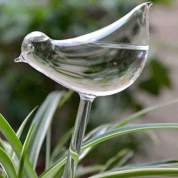 Ampoules d’oiseaux en verre pour plantes à arrosage automatique. Achetez des globes et des pointes d'arrosage sur Mounteen. Expédition mondiale disponible.